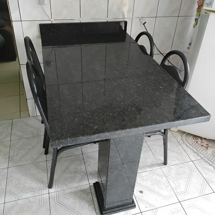 Bancada de cozinha em mármore ou granito, inspiração 16