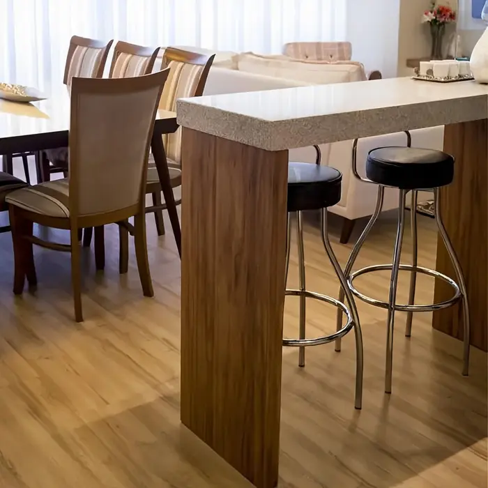 Bancada de cozinha em mármore ou granito, inspiração 27