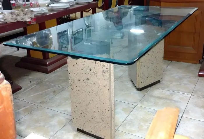 Mesa com tampo em mármore ou granito, inspiração 16