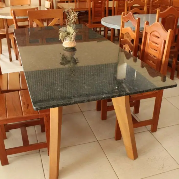 Mesa com tampo em mármore ou granito, inspiração 28