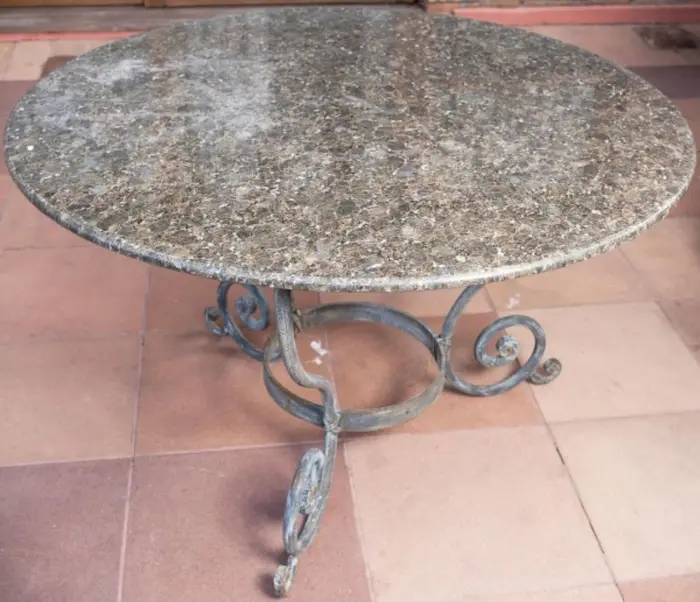 Mesa com tampo em mármore ou granito, inspiração 29