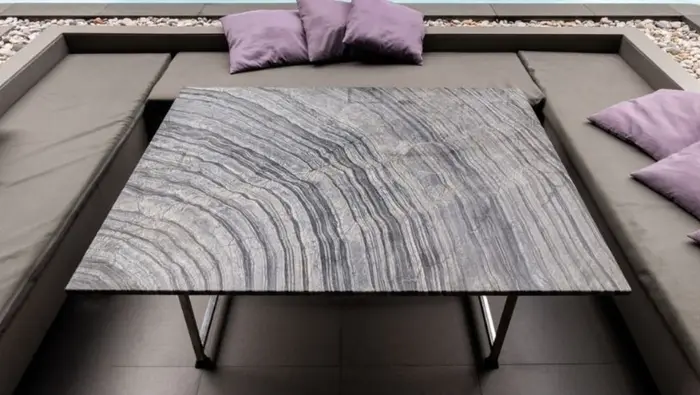 Mesa com tampo em mármore ou granito, inspiração 33