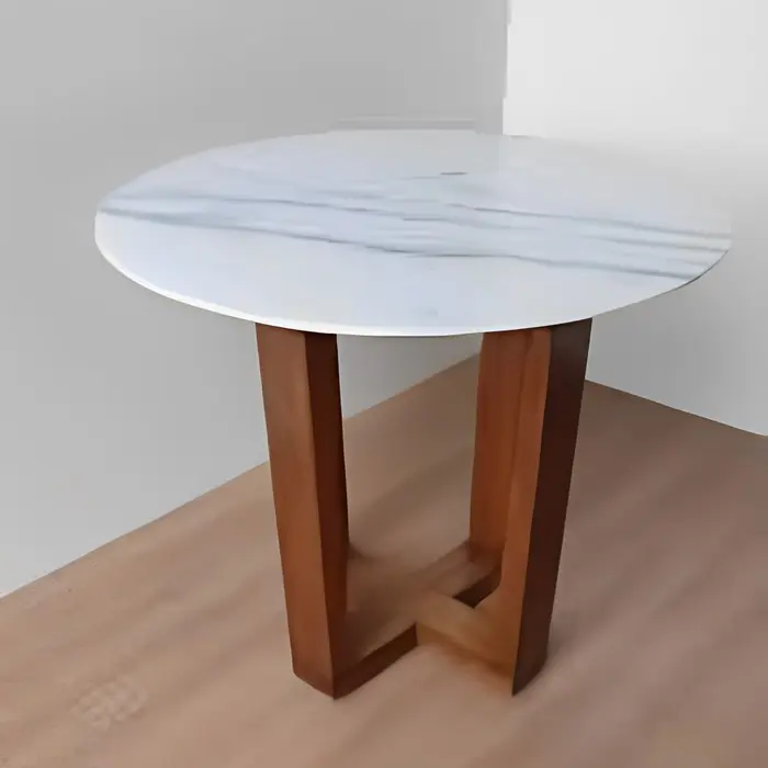 Mesa com tampo em mármore ou granito, inspiração 49