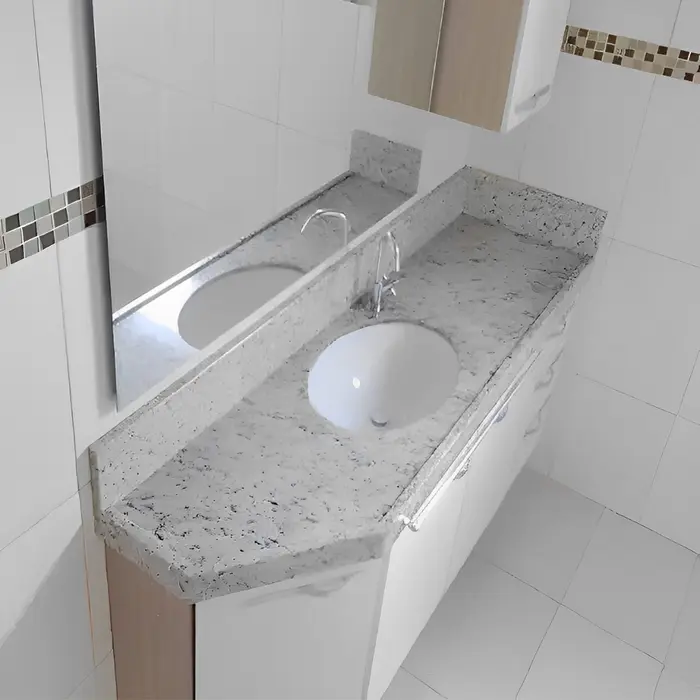 Pia de banheiro em mármore ou granito, inspiração 42