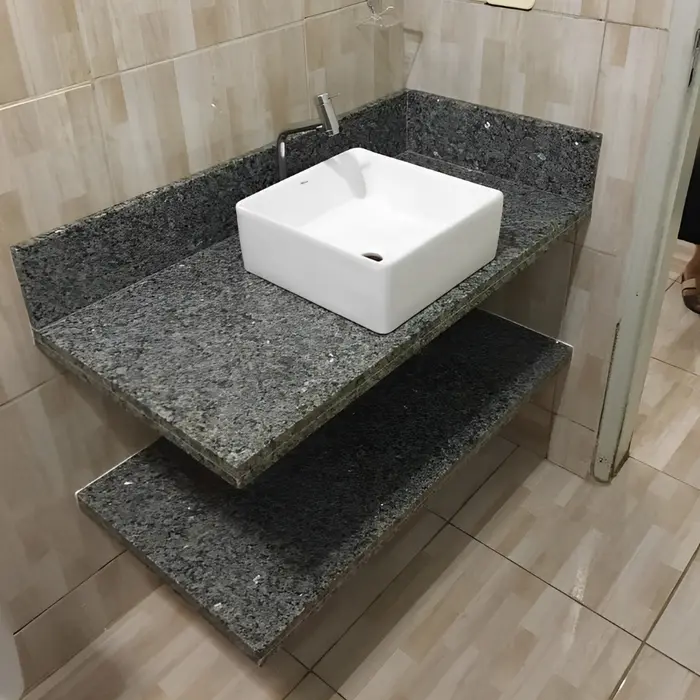 Pia de banheiro em mármore ou granito, inspiração 43