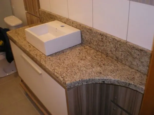 Pia de banheiro em mármore ou granito, inspiração 50