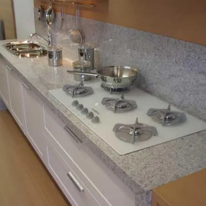 Pia de cozinha em mármore ou granito, inspiração 38