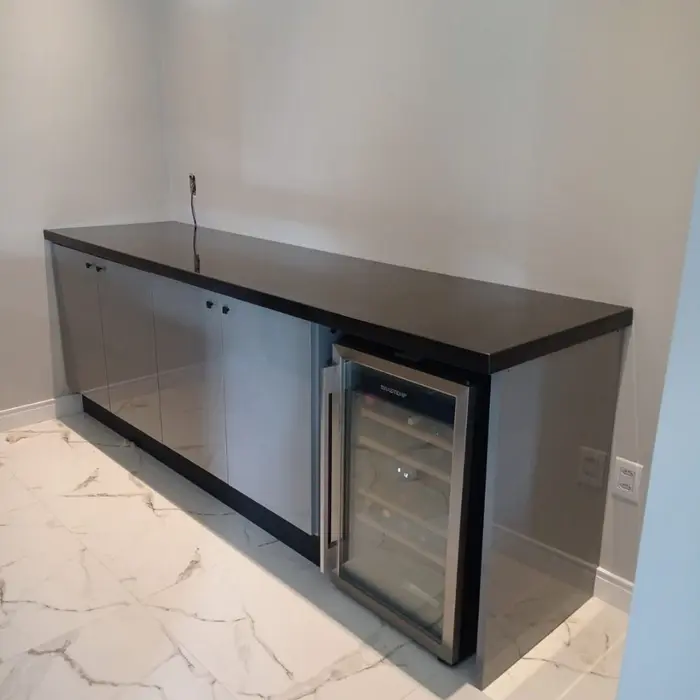 Pia de cozinha em mármore ou granito, inspiração 59