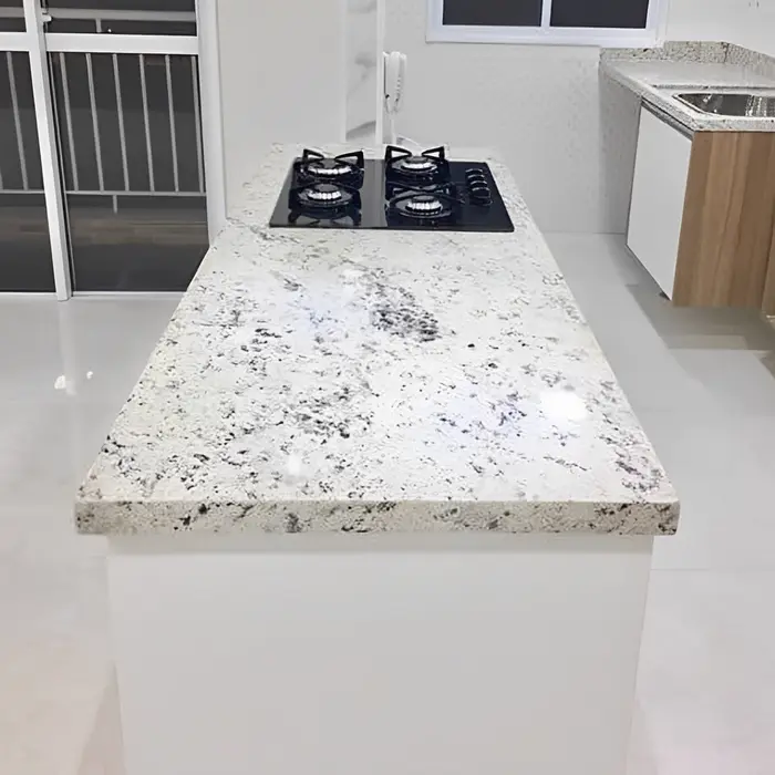 Pia de cozinha em mármore ou granito, inspiração 71